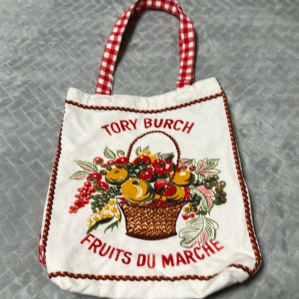 Tory Burch Pattern Canvas Tote